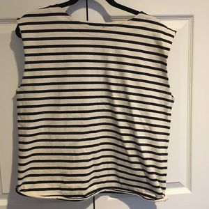M.i.h Jeans Striped Canvas Tank in Medium